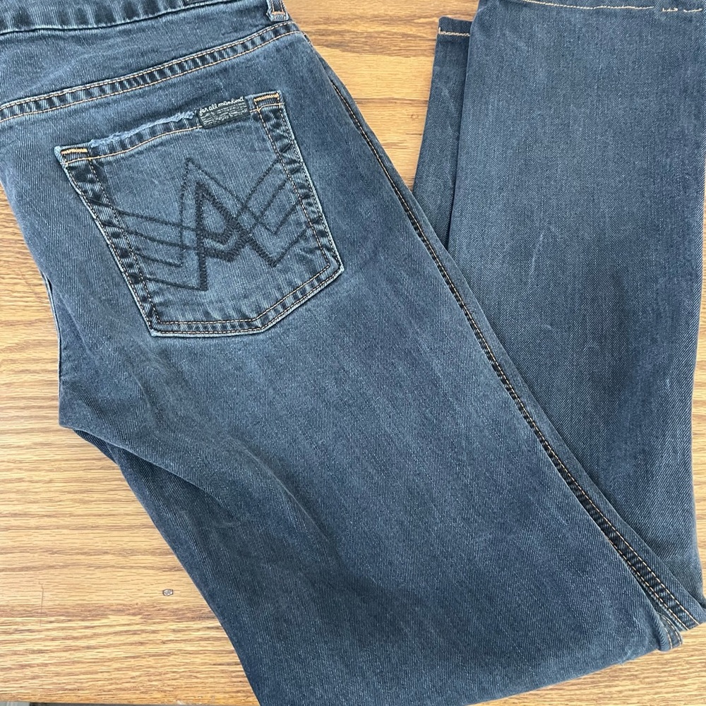 7 For All man kind black jeans